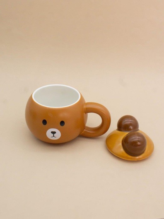 Кружка «Bubble bear», brown (420 ml) 