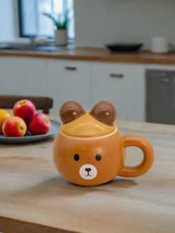 Кружка «Bubble bear», brown (420 ml)