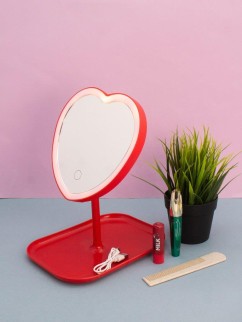 Зеркало настольное с подсветкой "Lumi Love", 28*23*20 см