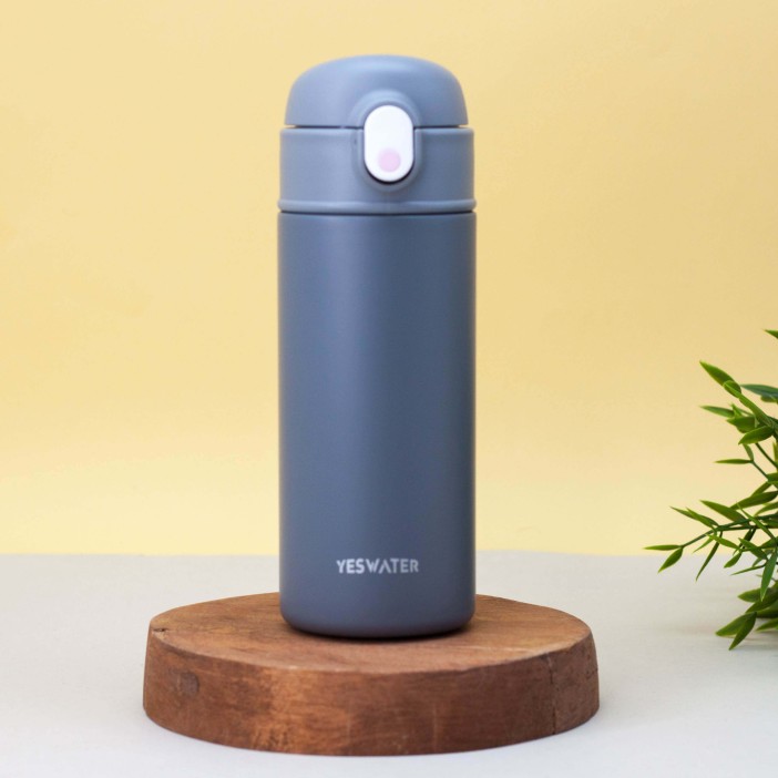 Термос "Yes water", grey (400 ml) 