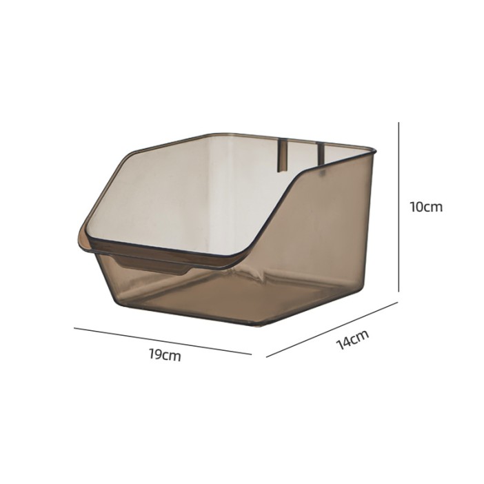 Настенный органайзер для кухни «Transparent», black (19*14*10 см) 