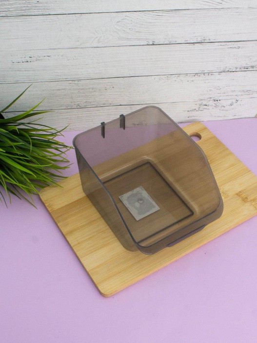 Настенный органайзер для кухни «Transparent», black (19*14*10 см) 