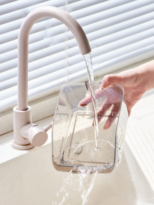 Настенный органайзер для кухни «Transparent», black (19*14*10 см) 