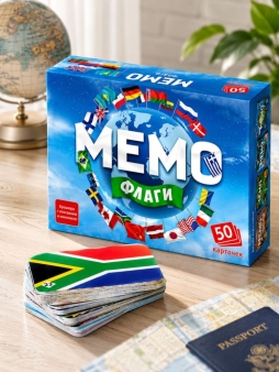 Мемо "Флаги" (50 карточек)