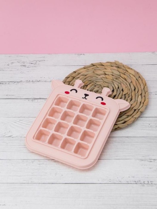 Лоток для льда "Animal", pink 