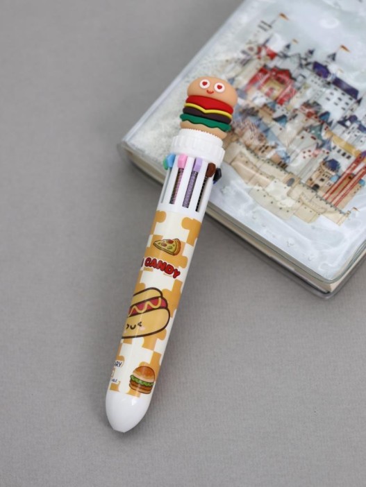 Разноцветная ручка 10 в 1  &quot;Hot-dog&quot; 