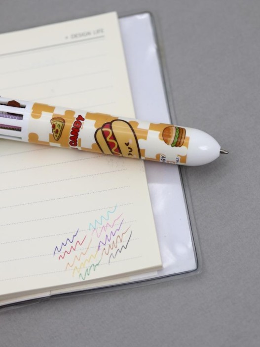 Разноцветная ручка 10 в 1  &quot;Hot-dog&quot; 