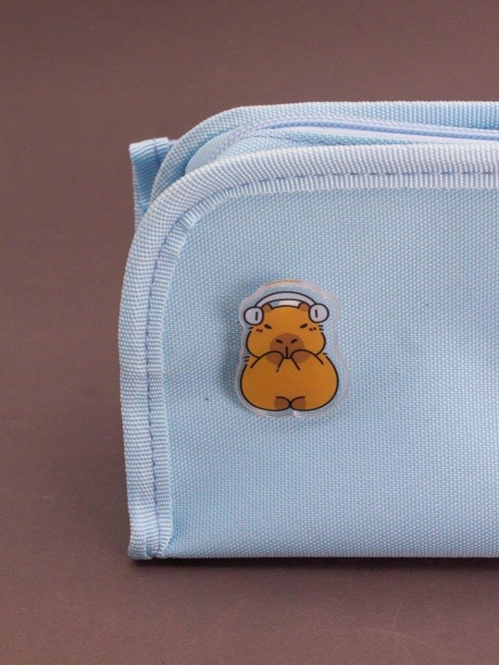 Значок акриловый iLikeGift "Капибара меломан"