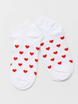 Носки женские "Red hearts", р. 35-40