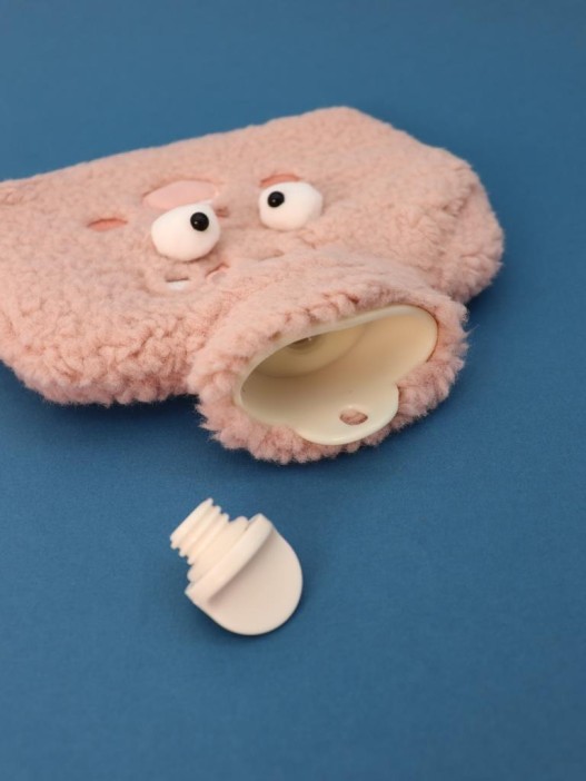 Грелка плюшевая &quot;Funny faces&quot;, bunny, 1000 мл (20*20 см) 