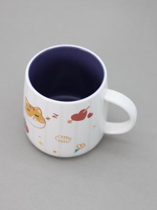 Кружка «Kid cat»,white-brown 