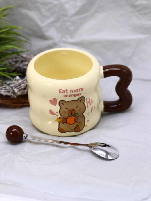 Кружка «Capybara eat more orange», (380 ml) 