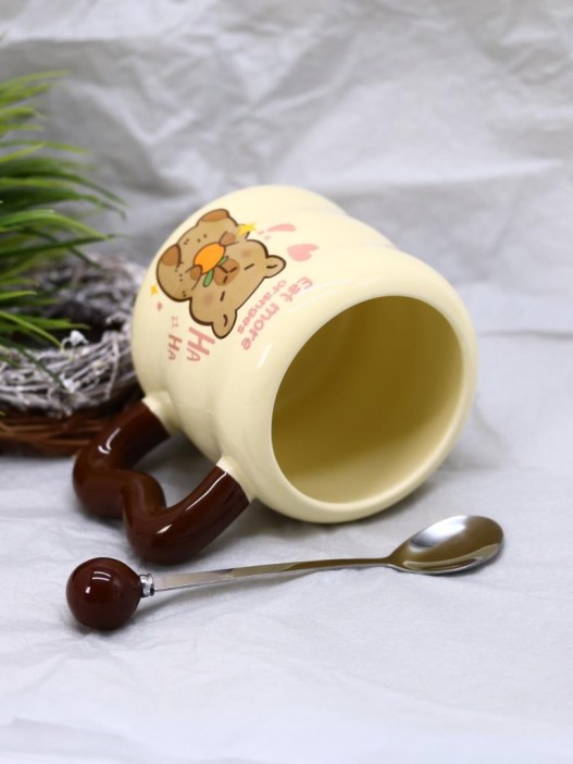 Кружка «Capybara eat more orange», (380 ml) 