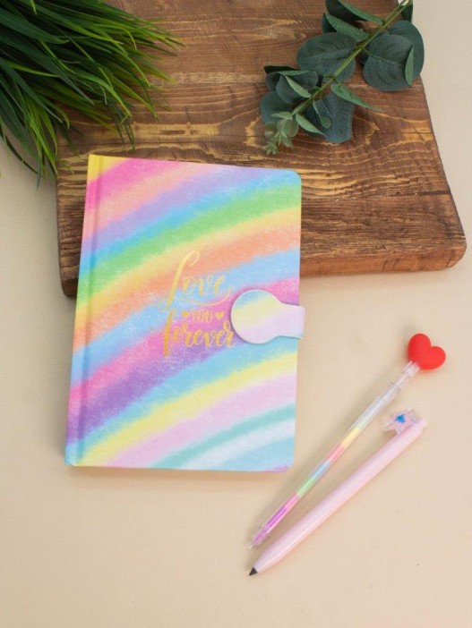 Блокнот (B6) &quot;Pastels rainbow&quot;, rainbow (18.5*13) 