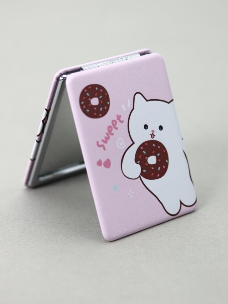 Зеркало "Sweet donut square", pink