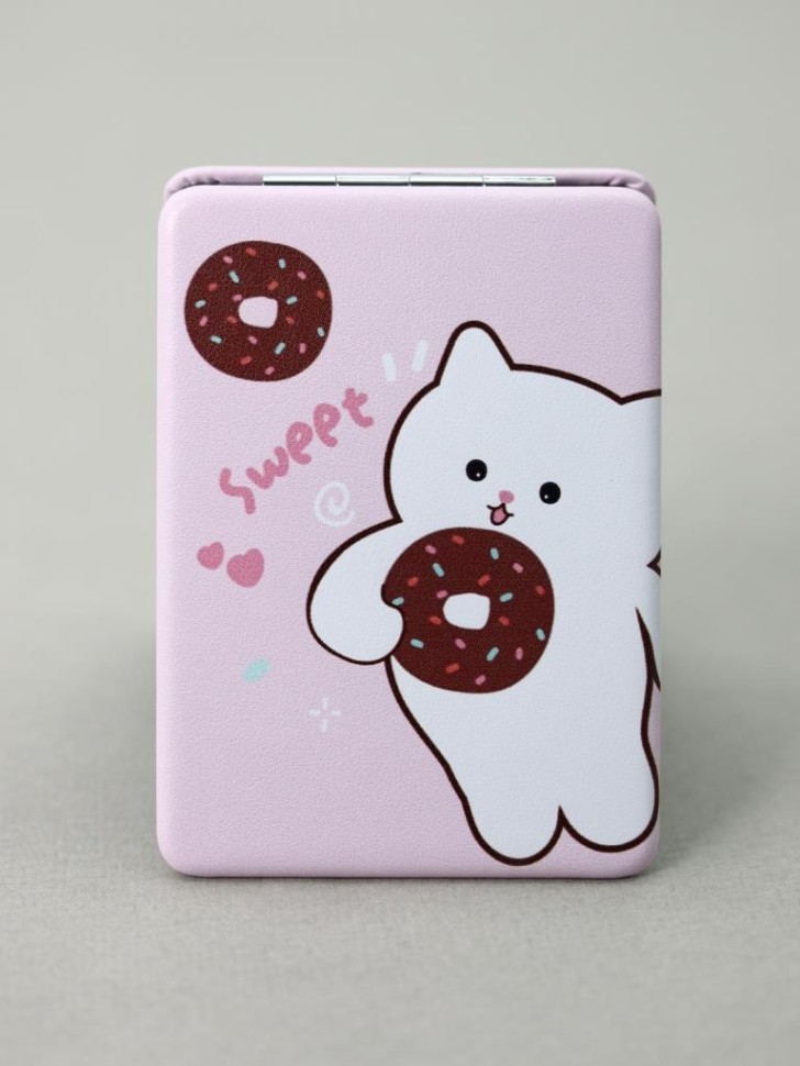Зеркало "Sweet donut square", pink