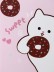 Зеркало "Sweet donut square", pink