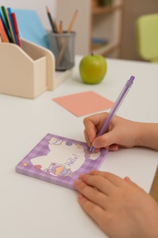 Блок для заметок "Cute kitty", 50 л. 8*8 см