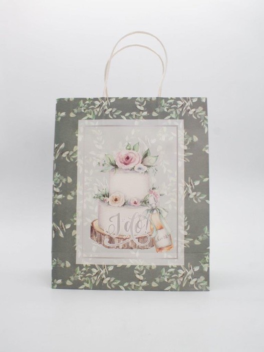 Пакет подарочный «Mr&amp;Mrs», cake (26*32*12) 