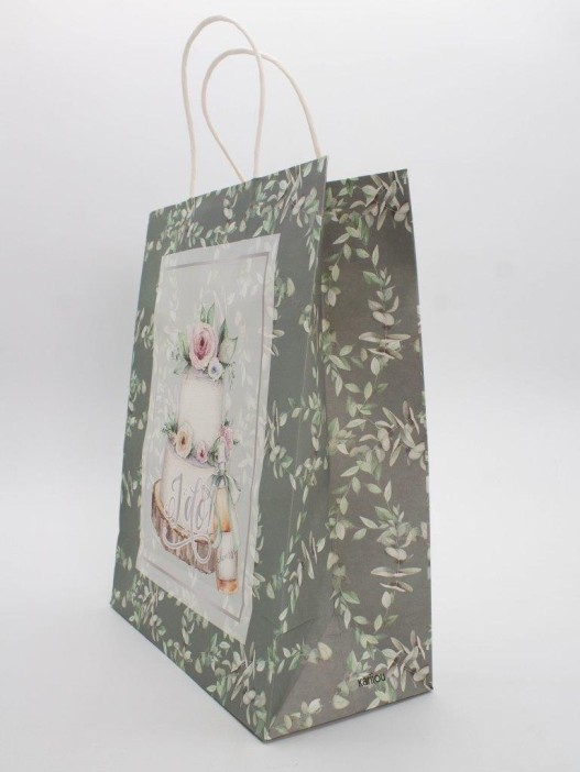 Пакет подарочный «Mr&amp;Mrs», cake (26*32*12) 