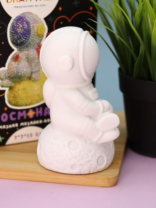 Алмазная мозаика на копилке Draw Me! «Space», (7*7*13 см) 