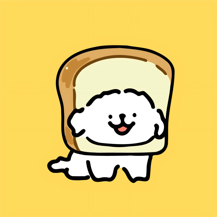 Картина по номерам на подрамнике Draw Me! «Dog and bread», (20*20 см) 