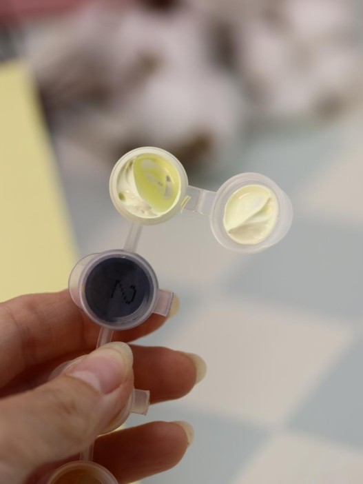 Картина по номерам на подрамнике Draw Me! «Dog and bread», (20*20 см) 