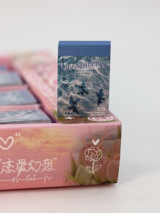 Наклейки &quot;Around the World&quot;, blue, шоу-бокс 48 шт. 