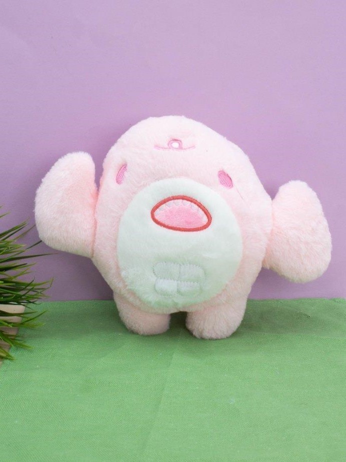 Мягкая игрушка (3+) "Сильная Акула", розовая
