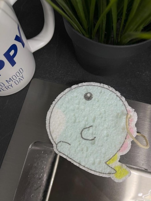 ЭКО губка для посуды &quot;Whale&quot; 