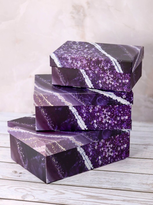 Подарочная коробка «Amethyst», purple (23*16*9.5) 