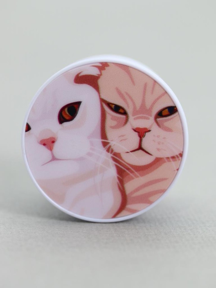 Попсокет iLikeGift "Два кота"
