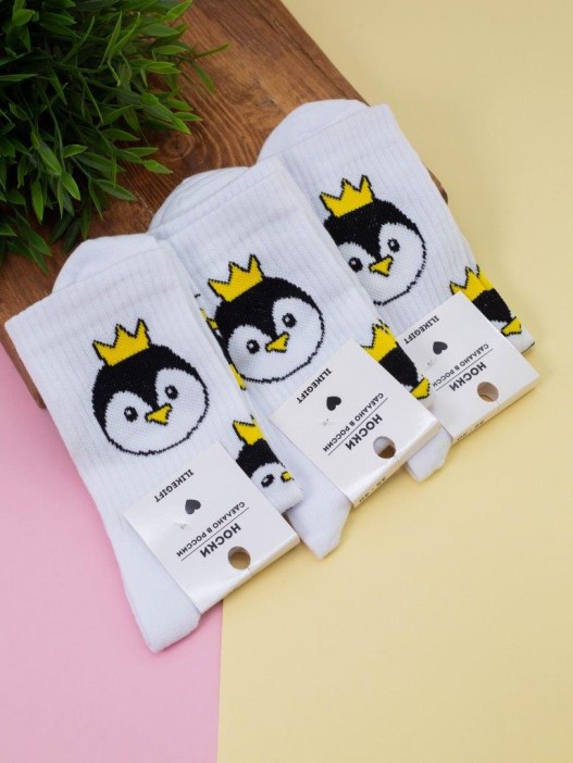 Носки женские &quot;King penguin&quot;, р. 35-40 