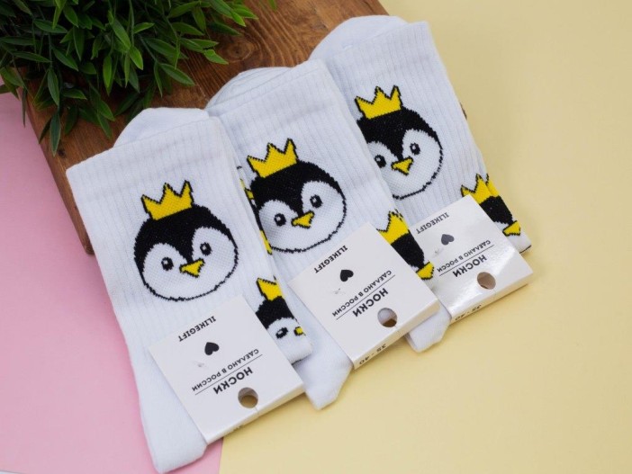 Носки женские &quot;King penguin&quot;, р. 35-40 
