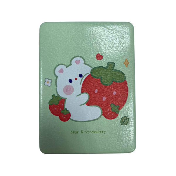 Зеркало "Bear strawberry", green 