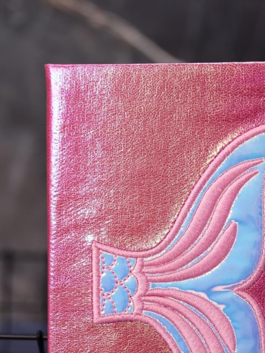 Блокнот плюшевый &quot;Mermaid&quot;, red, 14,5х21 см, плотность 80 гр. 