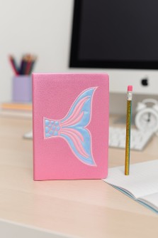 Блокнот плюшевый "Mermaid", red, 14,5х21 см, плотность 80 гр.