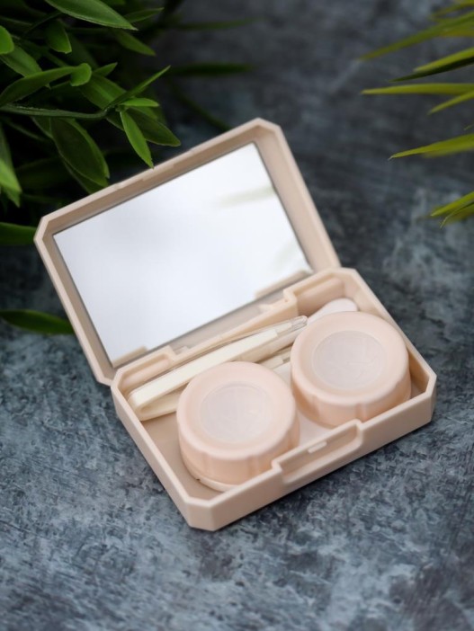 Контейнер для линз «Nice bear», beige 