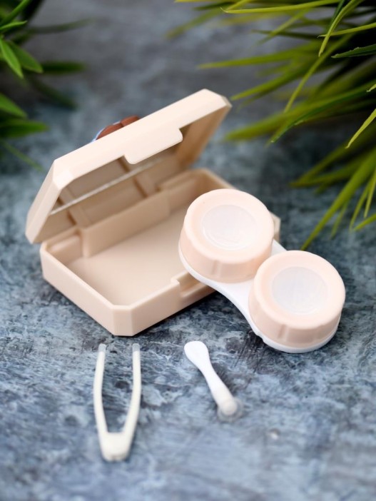 Контейнер для линз «Nice bear», beige 