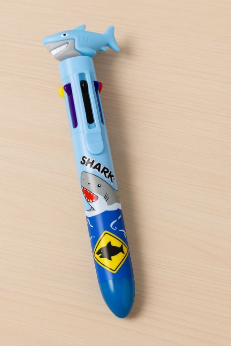 Разноцветная ручка 8 в 1 &quot;Light blue shark&quot;, blue 