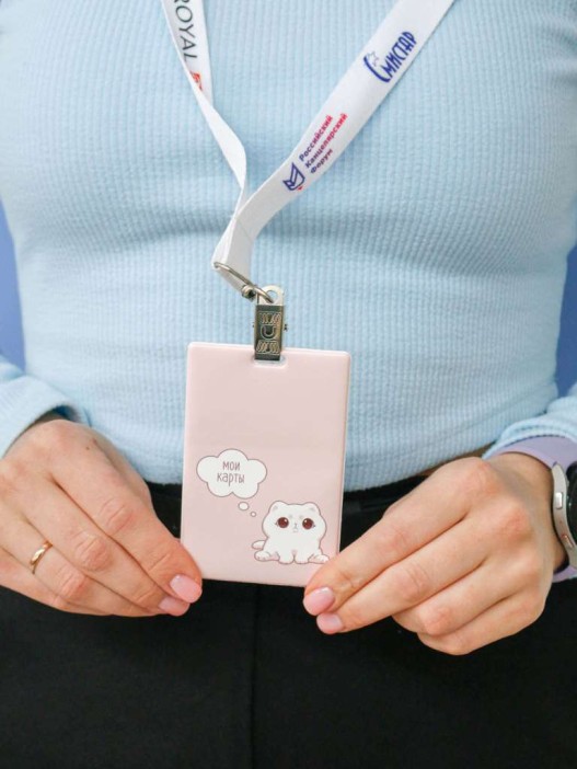 Держатель для карт «Cute cat» (6,5 х 10,4 см) 