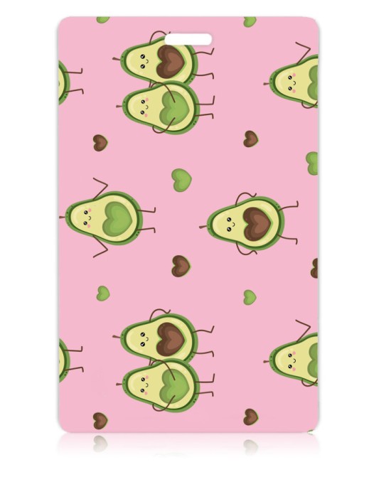 Держатель для карт "Влюблённый авокадо" (6,5 х 10,4 см) 