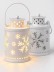 Подвесной ночник iLikeGift "Рождественский фонарь", белый, 7,2*11 см
