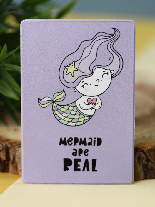 Держатель для карт «Mermaid are real» (6,5 х 9,5 см) 