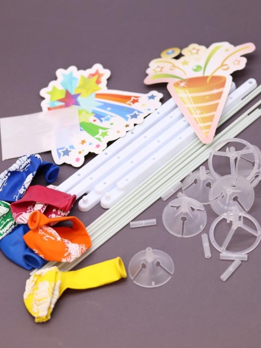 Набор воздушных шаров 6 шт. + стойка &quot;B-Day balloons&quot;, multicolored 