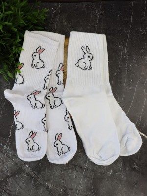 Носки женские "Fluffy bunny", р. 35-40, 2 пары
