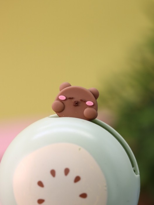 Крючок на липучке «Hello kiwi», green 