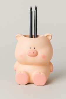 Подставка для канцелярских принадлежностей "Desk friend", pig, 10 см