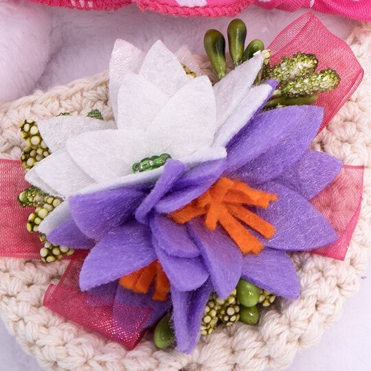 Мягкая игрушка "Ли-Ли BABY в косыночке и с корзинкой" (20 см) 