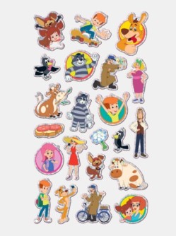 Объемные наклейки "Простоквашино" (11x22.5см)